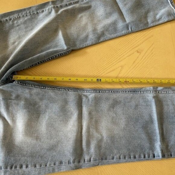 Levi’s 514 Jeans Mens 38x30 Faded Blue Denim Straight Stretch Fit - Picture 10 of 16